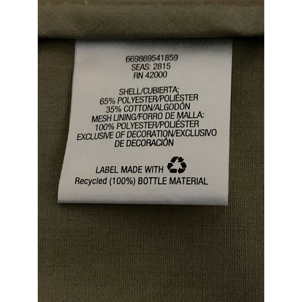 Northwest Territory Vest Mens Small Olive Full Zip Hiking Fishing Outdoors Camp - Picture 11 of 12